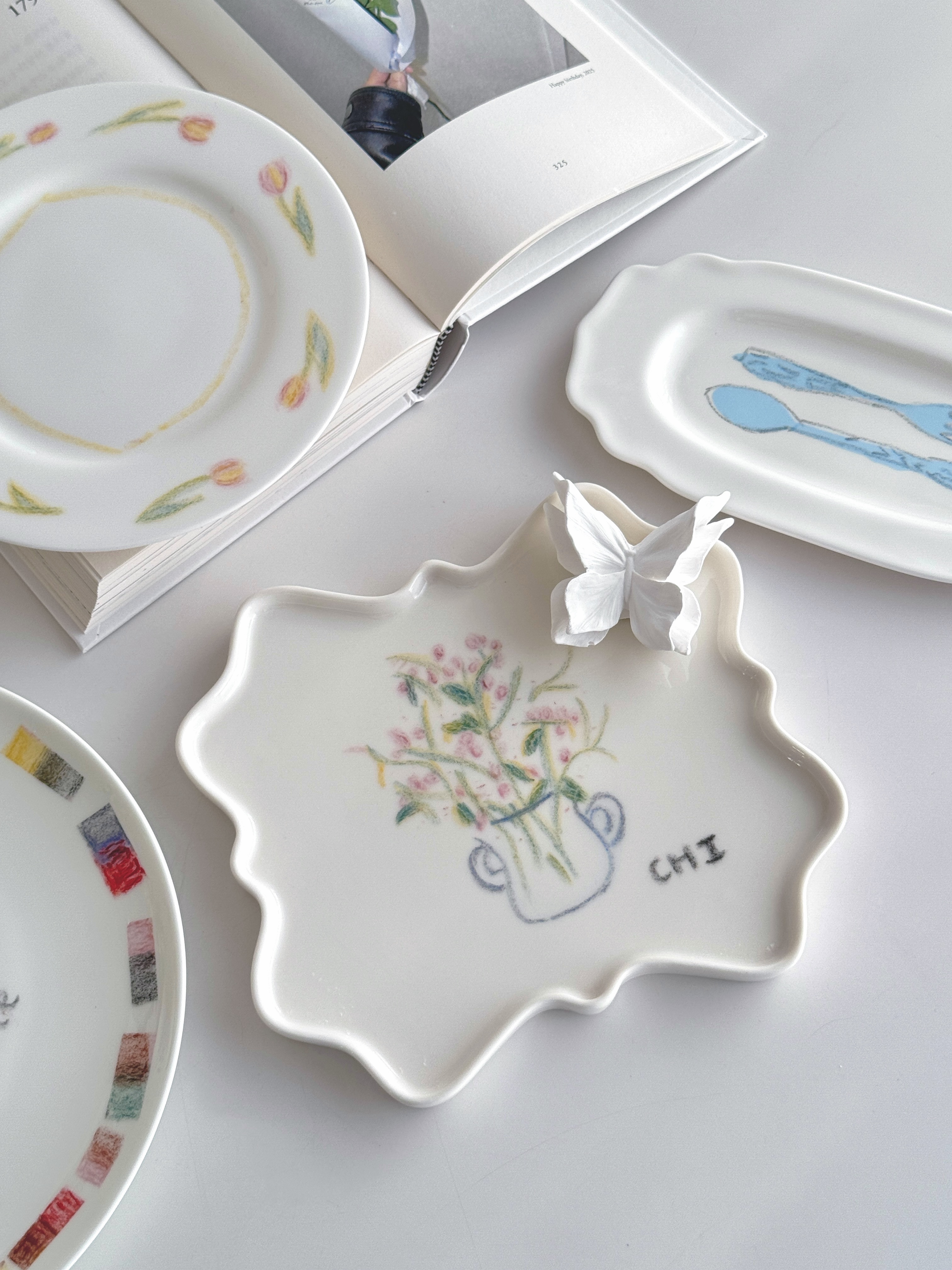 蠟筆彩繪瓷器證書作品