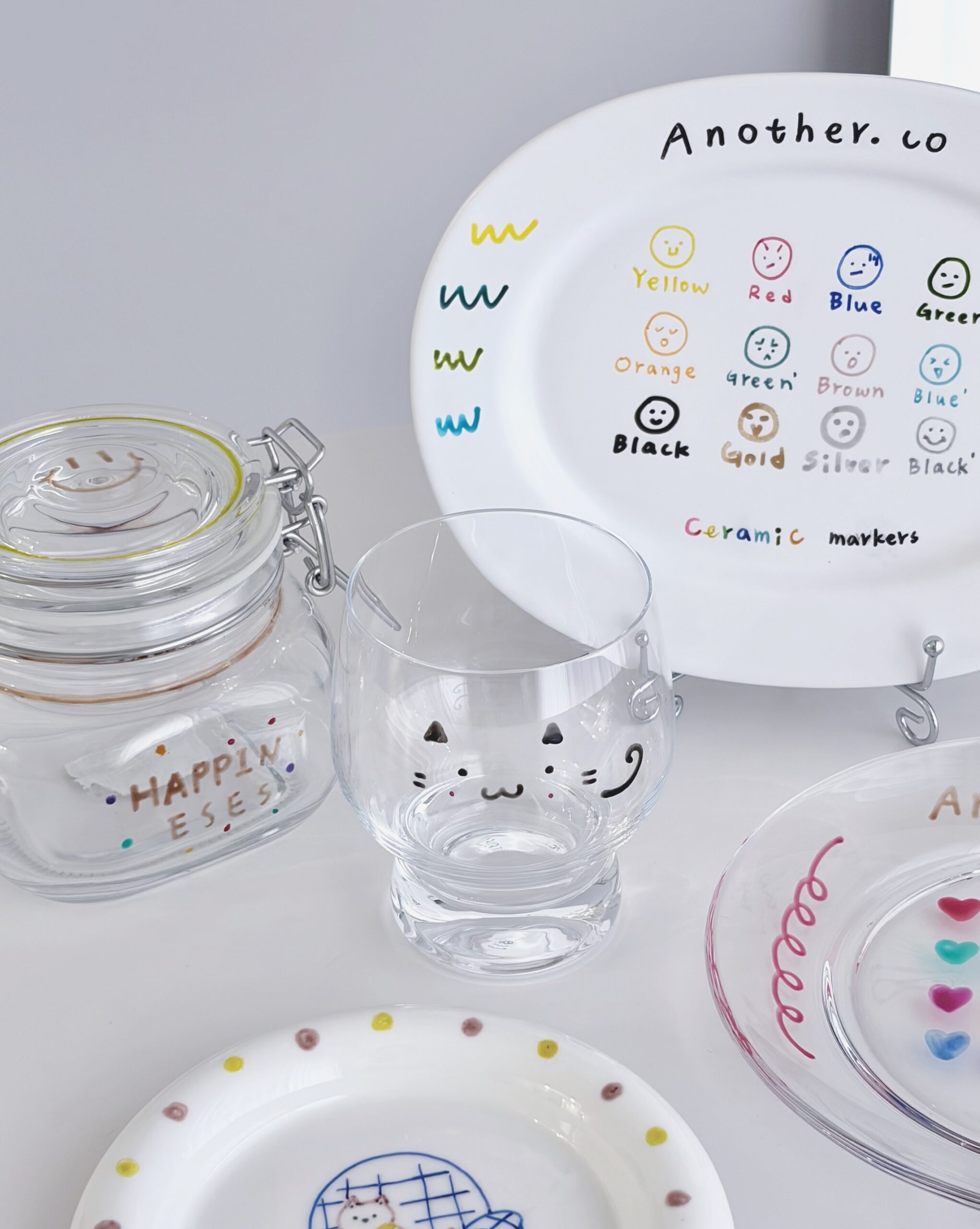 彩繪馬克筆玻璃:瓷器2