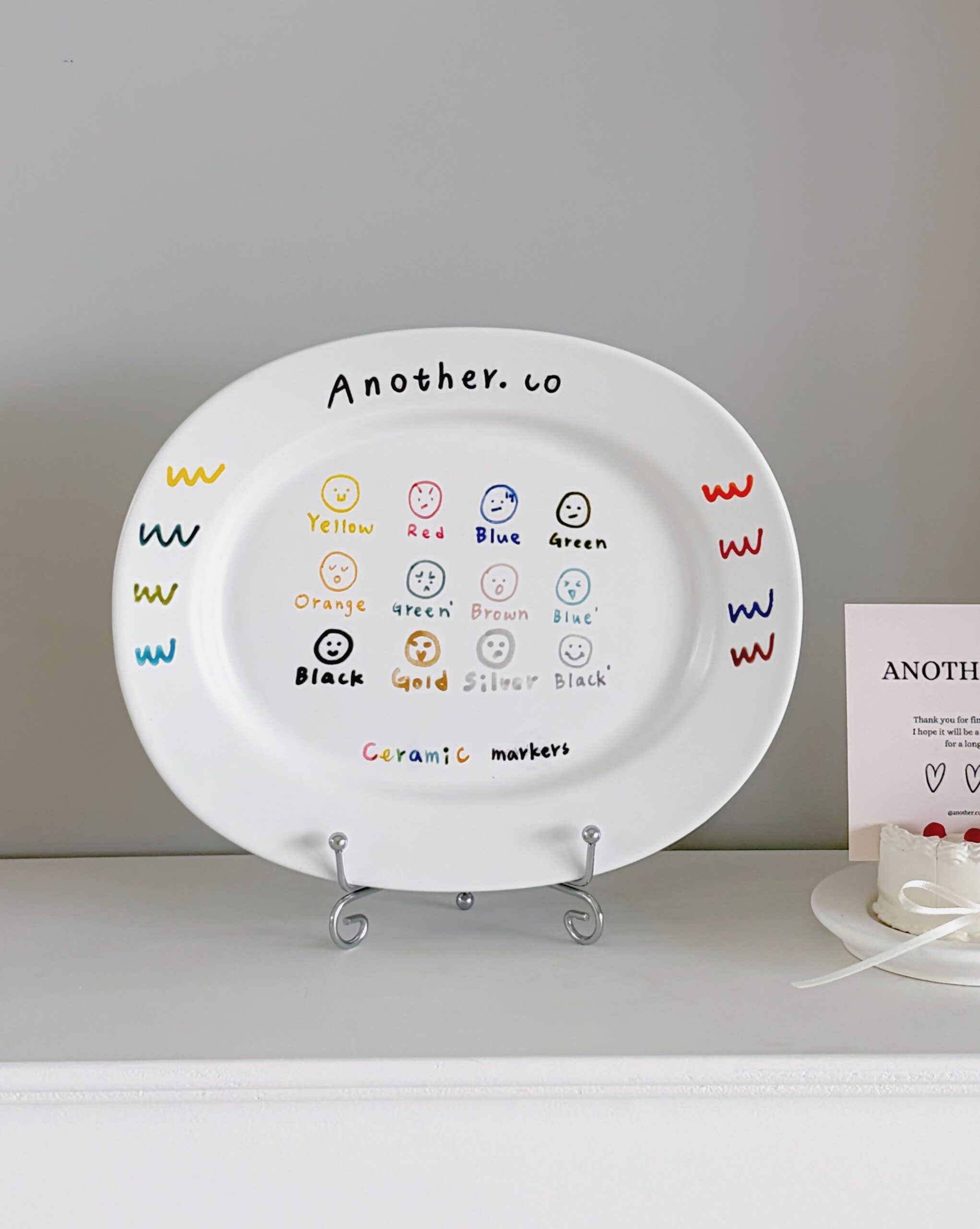 彩繪馬克筆玻璃:瓷器3