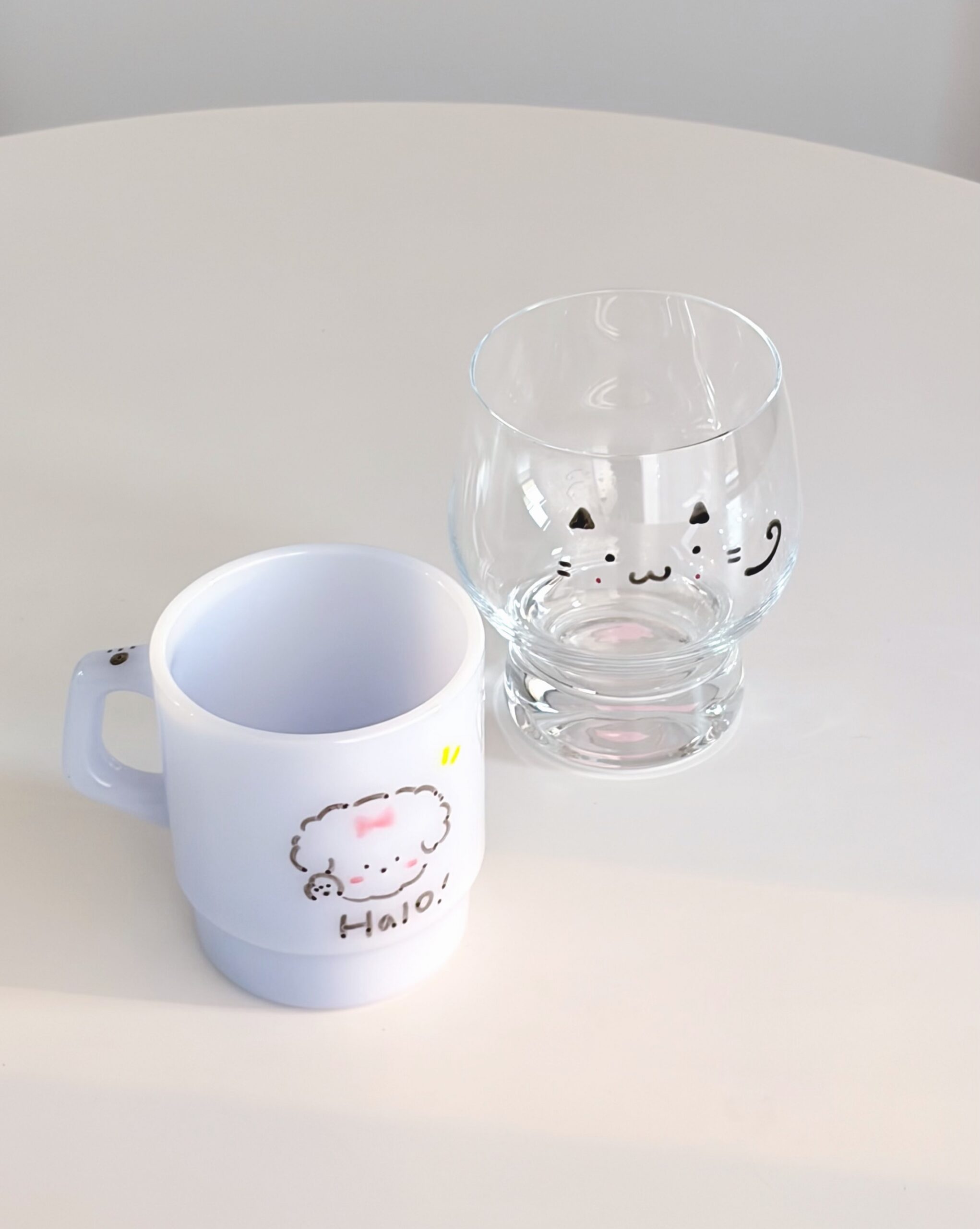 彩繪馬克筆玻璃:瓷器5